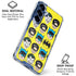 DC Comics Batman Vintage Character Pattern - Joker and Robin Galaxy S25 Clear Case