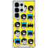 DC Comics Batman Vintage Character Pattern - Joker and Robin Galaxy S25 Ultra Clear Case