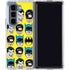 DC Comics Batman Vintage Character Pattern - Joker and Robin Galaxy Z Fold5 5G Clear Case