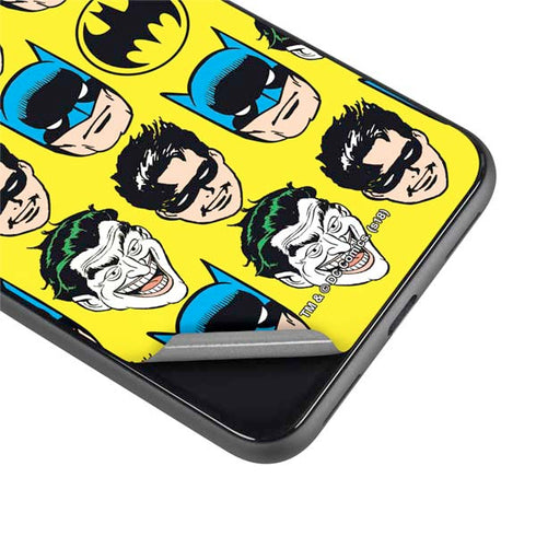 DC Comics Batman Vintage Character Pattern - Joker and Robin Google Pixel 4 XL Skin