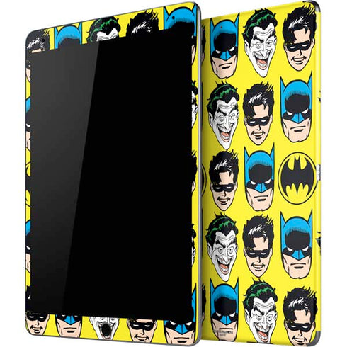 DC Comics Batman Vintage Character Pattern - Joker and Robin iPad Skins