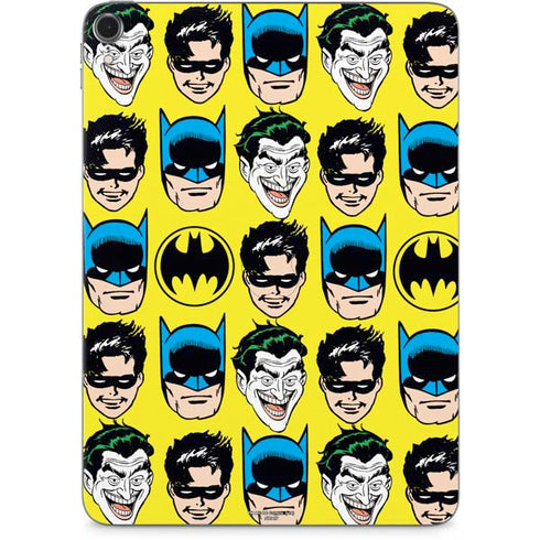 DC Comics Batman Vintage Character Pattern - Joker and Robin Apple iPad Pro Skin