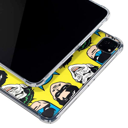 DC Comics Batman Vintage Character Pattern - Joker and Robin iPad Pro 11in (2024) Clear Case