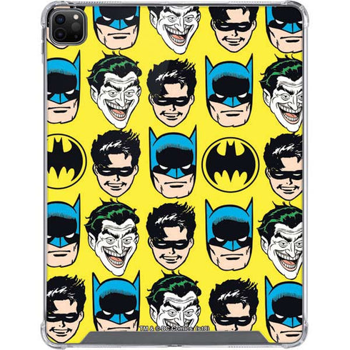 DC Comics Batman Vintage Character Pattern - Joker and Robin iPad Cases