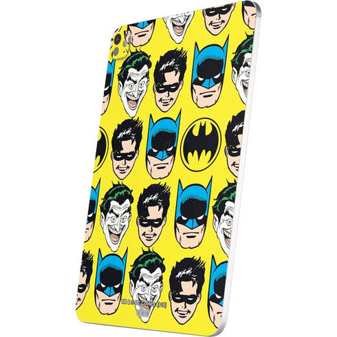 DC Comics Batman Vintage Character Pattern - Joker and Robin iPad Pro 13in M4 (2024) Skin