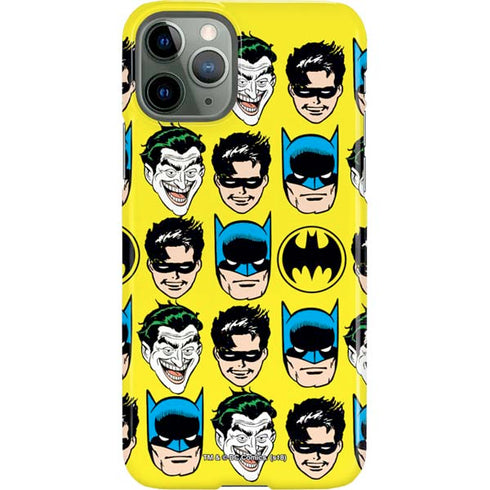 DC Comics Batman Vintage Character Pattern - Joker and Robin iPhone 11 Pro Lite Case