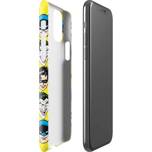 DC Comics Batman Vintage Character Pattern - Joker and Robin iPhone 11 Pro Lite Case
