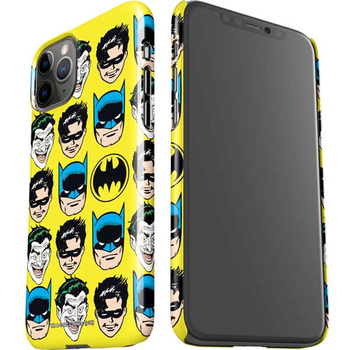 DC Comics Batman Vintage Character Pattern - Joker and Robin iPhone 11 Pro Lite Case