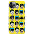 DC Comics Batman Vintage Character Pattern - Joker and Robin iPhone Cases