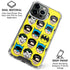 DC Comics Batman Vintage Character Pattern - Joker and Robin iPhone 16 Pro Clear Case
