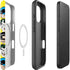 DC Comics Batman Vintage Character Pattern - Joker and Robin iPhone 16 Pro Magsafe Impact Case