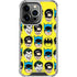 DC Comics Batman Vintage Character Pattern - Joker and Robin iPhone 16 Pro Max Clear Case