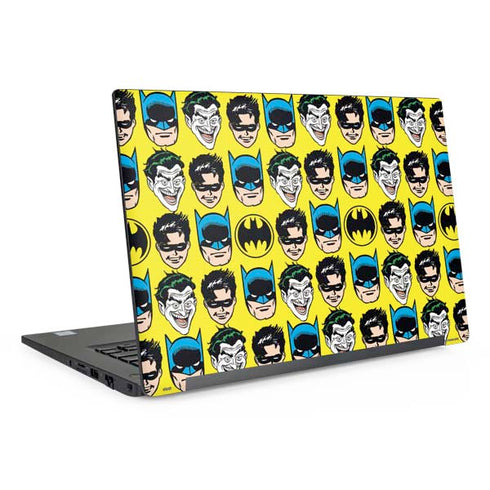 DC Comics Batman Vintage Character Pattern - Joker and Robin Dell Latitude Skin