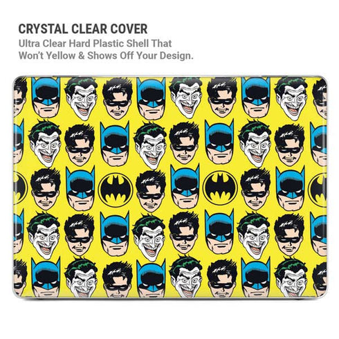DC Comics Batman Vintage Character Pattern - Joker and Robin MacBook Pro 14in (2021-24) Case plus Skin