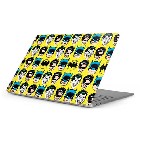 DC Comics Batman Vintage Character Pattern - Joker and Robin Apple MacBook Pro 16-inch Skin