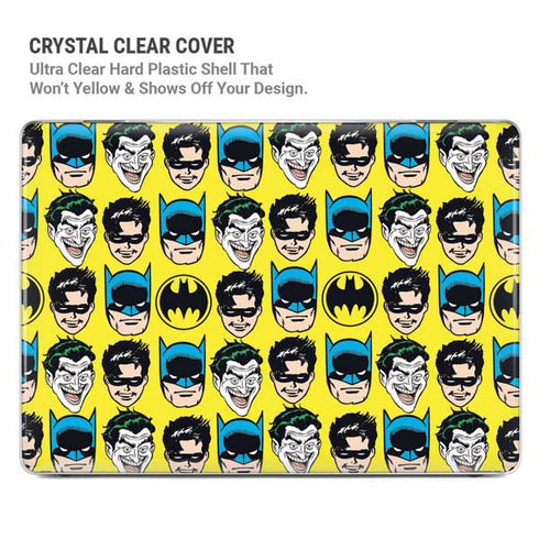 DC Comics Batman Vintage Character Pattern - Joker and Robin MacBook Cases