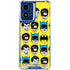 DC Comics Batman Vintage Character Pattern - Joker and Robin Moto G 5G (2024) Clear Case