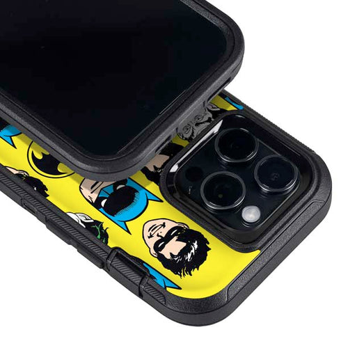 DC Comics Batman Vintage Character Pattern - Joker and Robin Otterbox Defender iPhone Skin