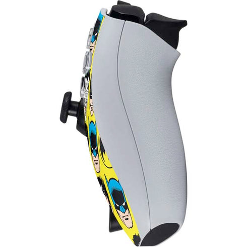 DC Comics Batman Vintage Character Pattern - Joker and Robin PlayStation Portal Remote Player Skin