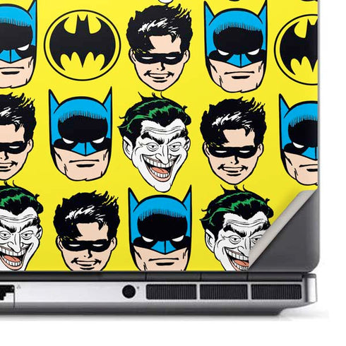 DC Comics Batman Vintage Character Pattern - Joker and Robin Dell Precision Skin