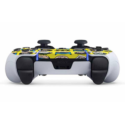 DC Comics Batman Vintage Character Pattern - Joker and Robin PS5 DualSense Edge Pro Controller Skin