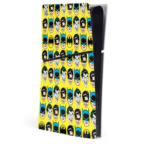 DC Comics Batman Vintage Character Pattern - Joker and Robin PlayStation PS5 Skins
