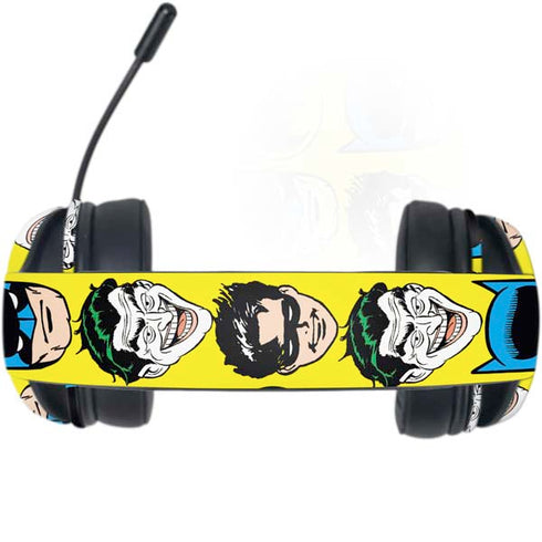 DC Comics Batman Vintage Character Pattern - Joker and Robin Razer Kraken X Skin