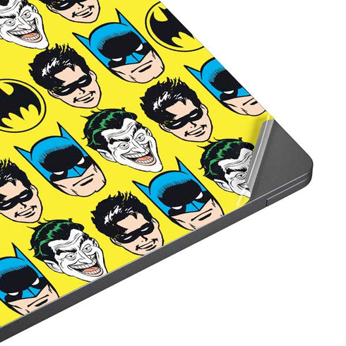 DC Comics Batman Vintage Character Pattern - Joker and Robin Surface Laptop 7 15in Skin