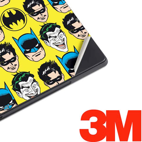 DC Comics Batman Vintage Character Pattern - Joker and Robin Surface Pro 7 Skin