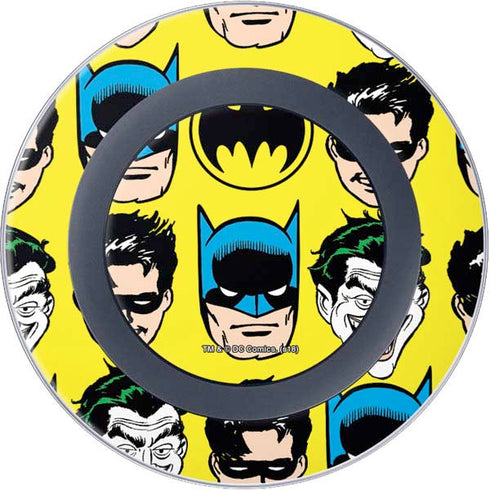 DC Comics Batman Vintage Character Pattern - Joker and Robin Wireless Charger Skin