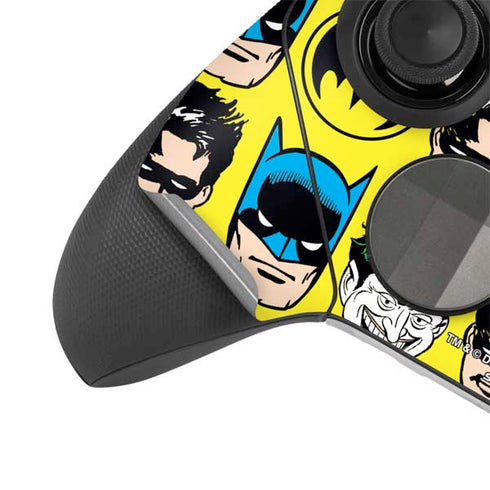 DC Comics Batman Vintage Character Pattern - Joker and Robin Xbox Elite Wireless Controller Series 2 Skin