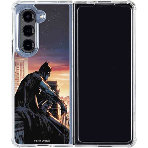 DC Comics Batman War on Crime Cover (Brazil) Galaxy Z Fold5 5G Clear Case