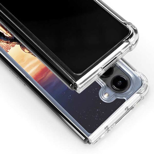 DC Comics Batman War on Crime Cover (Brazil) Galaxy Z Fold5 5G Clear Case