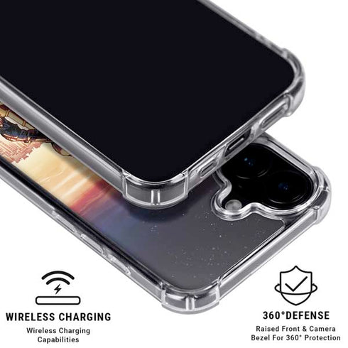 DC Comics Batman War on Crime Cover (Brazil) iPhone 16 Plus Clear Case