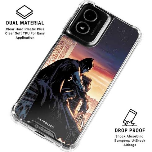 DC Comics Batman War on Crime Cover (Brazil) Moto G Power 5G (2024) Clear Case
