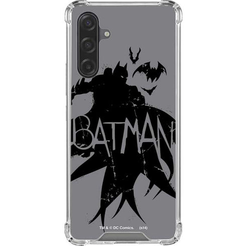 DC Comics Batman Silhouette Art Galaxy A17 Clear Case