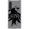 DC Comics Batman Silhouette Art Galaxy A17 Clear Case