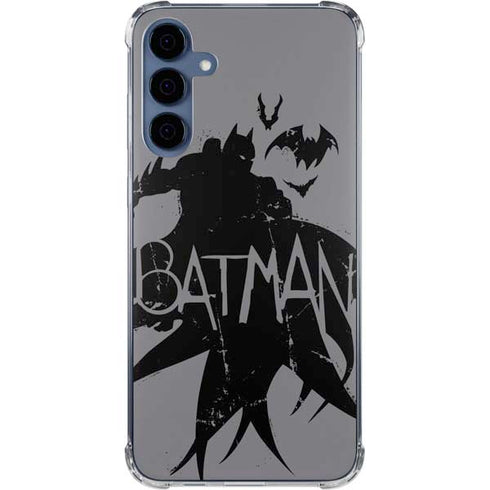 DC Comics Batman Silhouette Art Galaxy A55 5G Clear Case