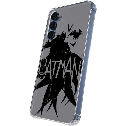 DC Comics Batman Silhouette Art Galaxy A55 5G Clear Case