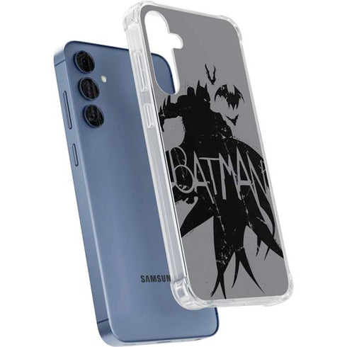 DC Comics Batman Silhouette Art Galaxy A55 5G Clear Case