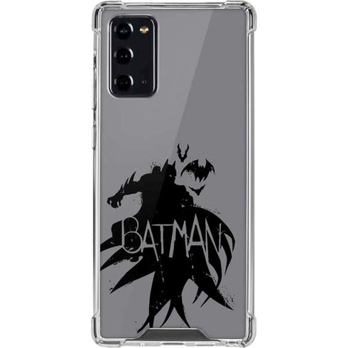 DC Comics Batman Silhouette Art Galaxy Note20 5G Clear Case