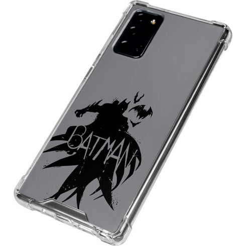 DC Comics Batman Silhouette Art Galaxy Note20 5G Clear Case