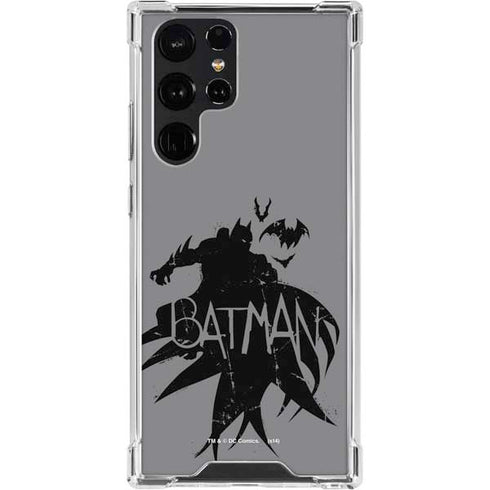 DC Comics Batman Silhouette Art Galaxy S23 Ultra Clear Case