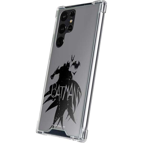 DC Comics Batman Silhouette Art Galaxy S23 Ultra Clear Case