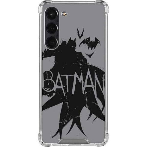 DC Comics Batman Silhouette Art Galaxy S24 FE Clear Case