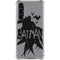 DC Comics Batman Silhouette Art Galaxy S24 FE Clear Case