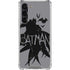 DC Comics Batman Silhouette Art Galaxy S24 FE Clear Case