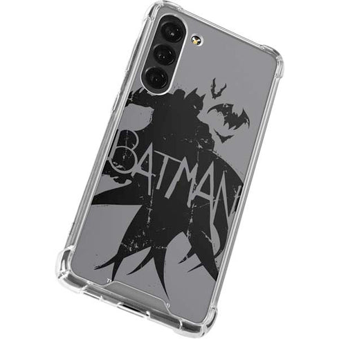 DC Comics Batman Silhouette Art Galaxy S24 FE Clear Case