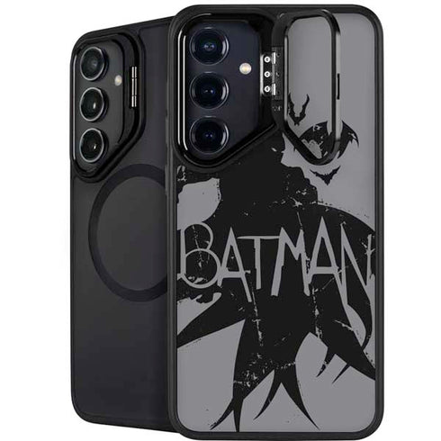 DC Comics Batman Silhouette Art Galaxy S25 Plus Kickstand Case
