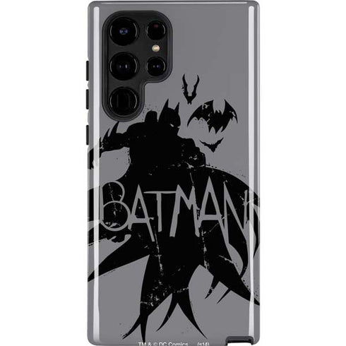 DC Comics Batman Silhouette Art Galaxy S25 Ultra Impact Case